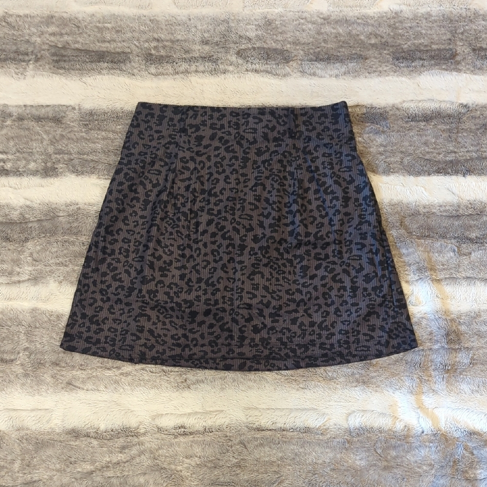 Leopard Print Women's Skirt Size Medium